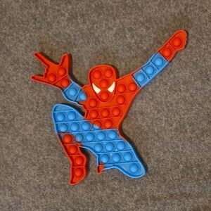 Pop It Fidget Toy Spider-Man Themed